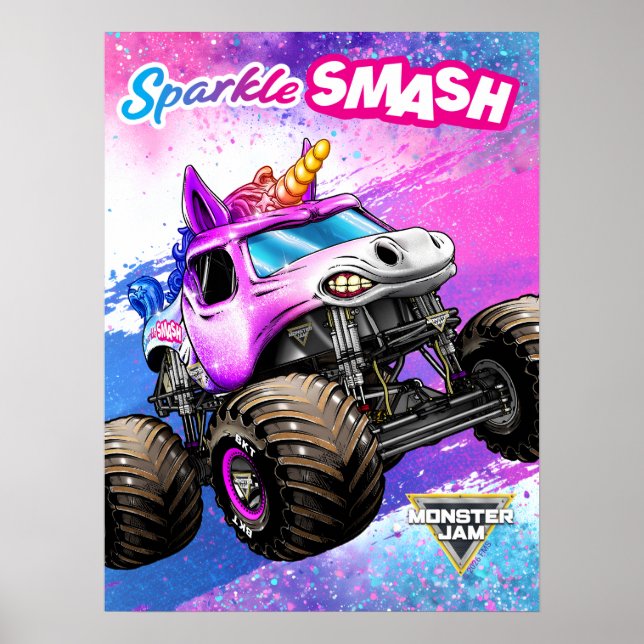 Monster Jam Sparkle Smash Poster (Framsidan)