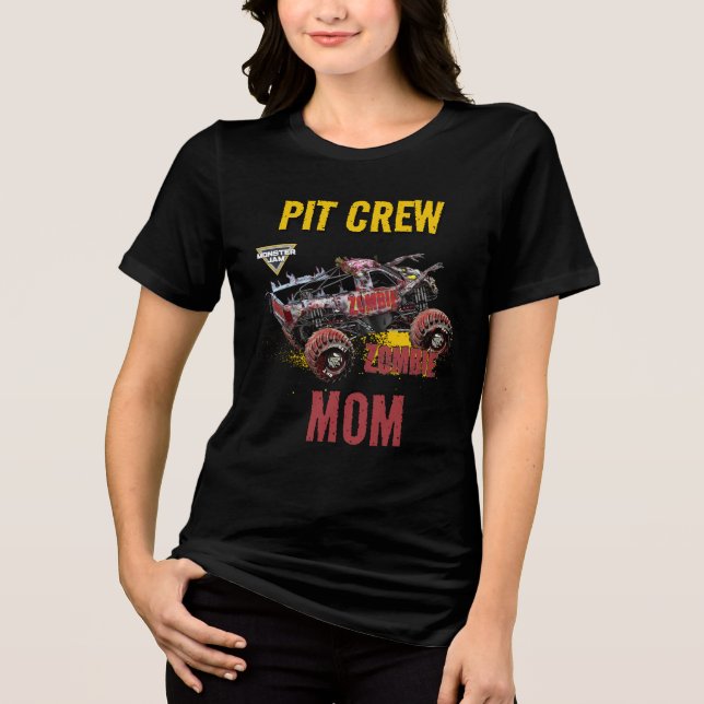 Monster Jam - Zombie Pit Crew Mamma T Shirt (Framsida)