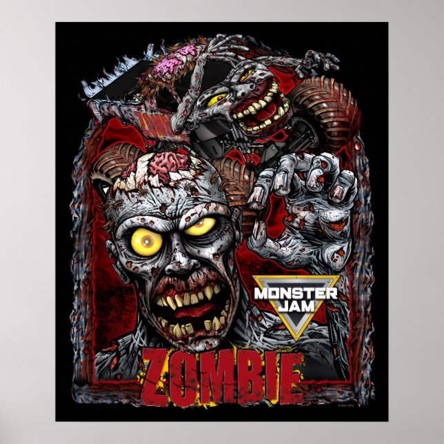 Monster Jam Zombie Poster (Framsidan)