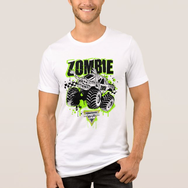 Monster Jam Zombie T Shirt (Framsida)