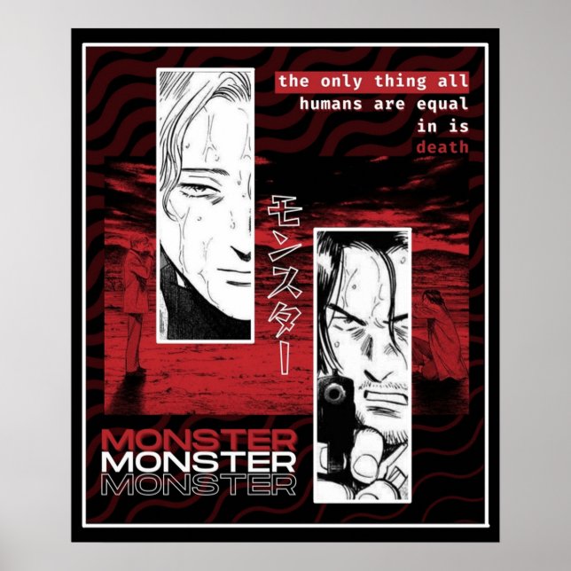 Monster Johan Tenma Poster (Framsidan)