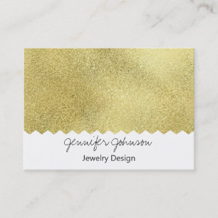 Mönster juddesign Guld Glitter Visitkort