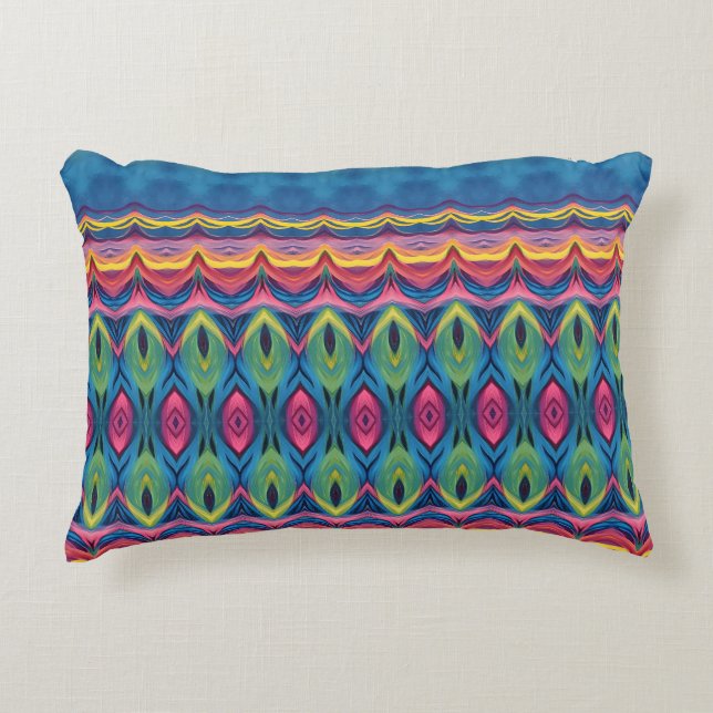 Mönster-kammar från Unicorn 2 Prydnadskudde (Framsidan)