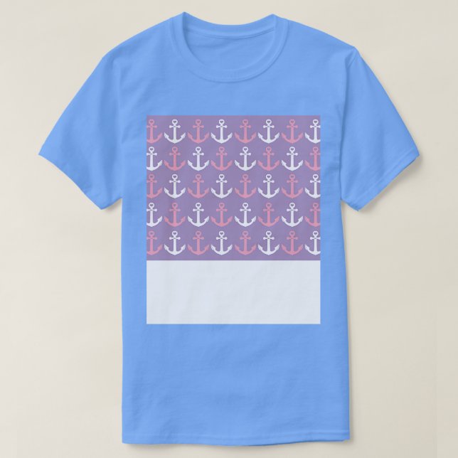 Mönster kapten Beach Ocean T Shirt (Design framsida)