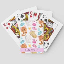 Mönster, katter, gräddkatter, Kattunge, Tassar, di Casinokort