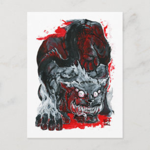 Monster Kattunge Vykort