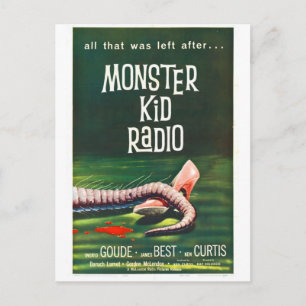 Monster Kid Radio uppfyller Killer Shrews-vykortet Vykort