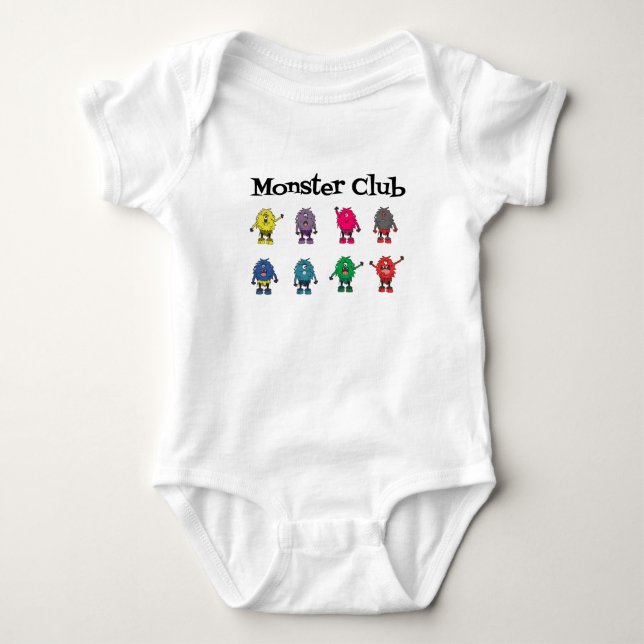 Monster Klubb Baby, organ kostym T Shirt (Framsida)