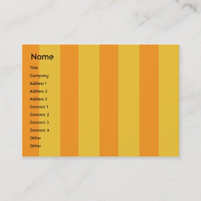 Monster - knubbig visitkort (Framsida)