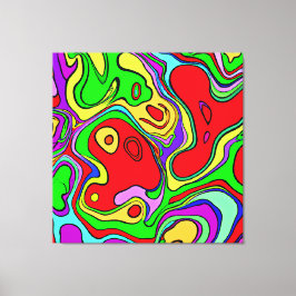 Mönster konst av brant och färgad Abstrakt Canvastryck