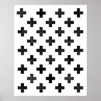 Mönster-konstverket i kor i Schweiz Modern minimal Poster