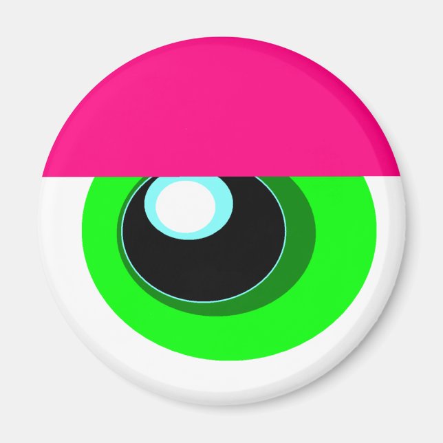 Monster Kylskåp SleepyEye Magnet 1 (Framsidan)