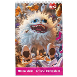 Monster Ladies – A Year of Quirky Charm Kalender