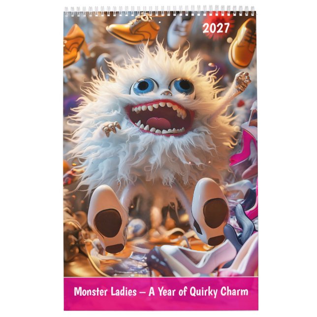 Monster Ladies – Ett år av sällsam charm Kalender (Omslag)