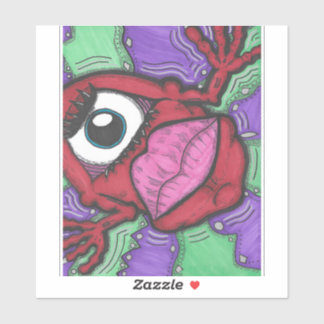 Monster Läppar Vinyl Klistermärken