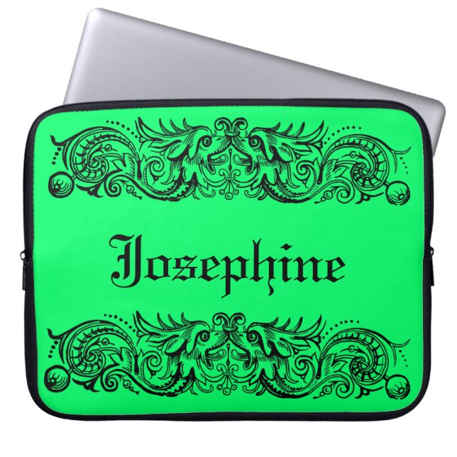 Monster Laptoptaska med band Laptop Sleeve (Framsidan)