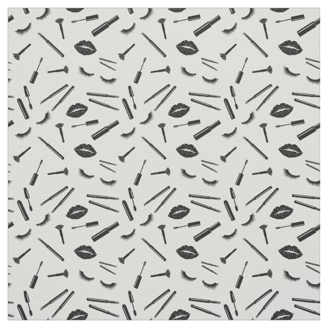mönster lash-läppstift mascara tyg (Provkarta)