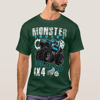 Monster Lastbil 4x4 på väg 1 T Shirt