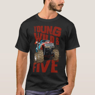 Monster Lastbil 5:e Lastbil-presentidén med lustig T Shirt