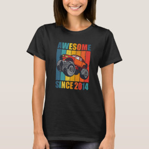 Monster Lastbil 8:e födelsedagspojken Fantastisk s T Shirt
