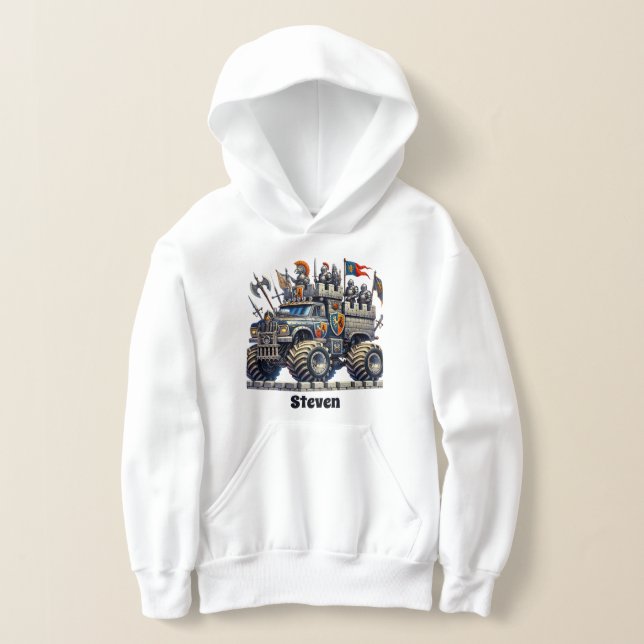 Monster lastbil add namn t shirt (Laydown)
