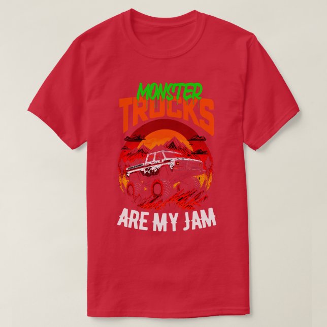 Monster Lastbil är min Sylt Funny 11 T Shirt (Design framsida)