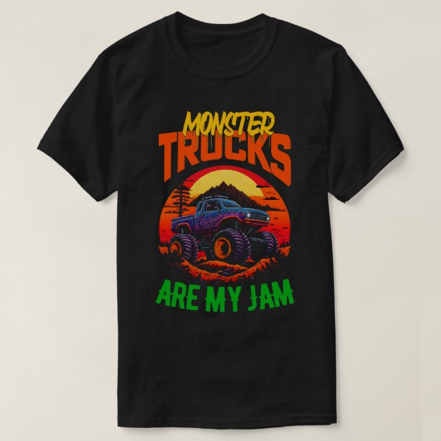 Monster Lastbil är min Sylt Funny 4 T Shirt (Design framsida)