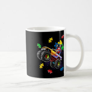 Monster Lastbil Autism Awareness Puzzle Biet Gift Kaffemugg
