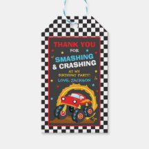 Monster Lastbil avböj Födelsedagsfest för linjal