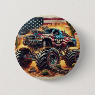 MONSTER LASTBIL BADGE KNAPP
