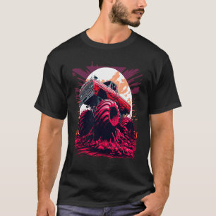 Monster Lastbil Big Stil Lastbil T Shirt