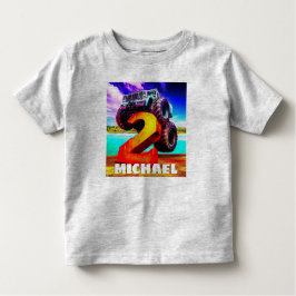 Monster Lastbil Birthday T Shirt