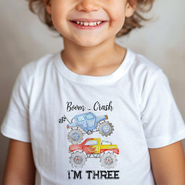 Monster Lastbil Birthday T Shirt