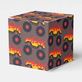 Monster Lastbil Boy Födelsedagsfest Presentaskar