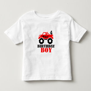 Monster Lastbil Boys Age Birthday T Shirt