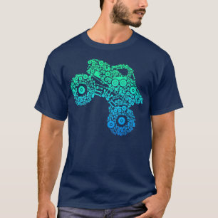 Monster Lastbil Boys Kids Girls T Shirt