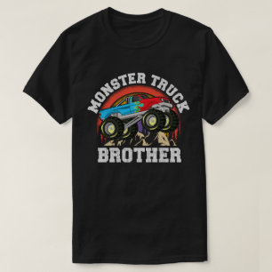 Monster Lastbil Brother Matching Family T Shirt