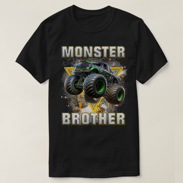 Monster Lastbil Brother Monster Lastbil är min Syl T Shirt (Design framsida)