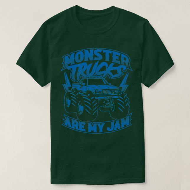 Monster Lastbil Car Älskare Shirt Monster Sylt Las T Shirt (Design framsida)