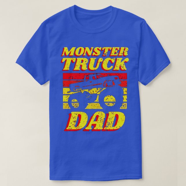 Monster Lastbil Car Älskare T Shirt (Design framsida)