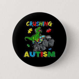 Monster Lastbil Crushing Austim Autism Awareness T Knapp