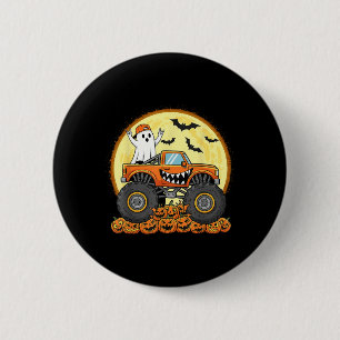 Monster Lastbil Cute Boo Pumpkin Funny Halloween K Knapp