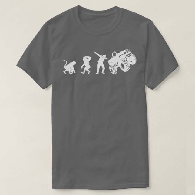 Monster Lastbil Dabbing Dance Funny Gift Evolution T Shirt (Design framsida)