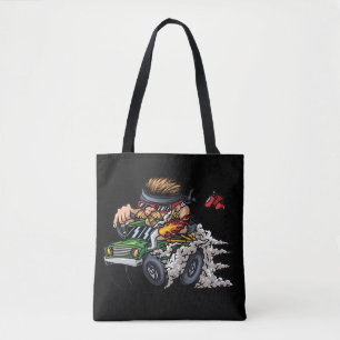 monster lastbil design 1 tygkasse