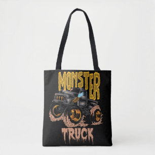 monster lastbil design tygkasse