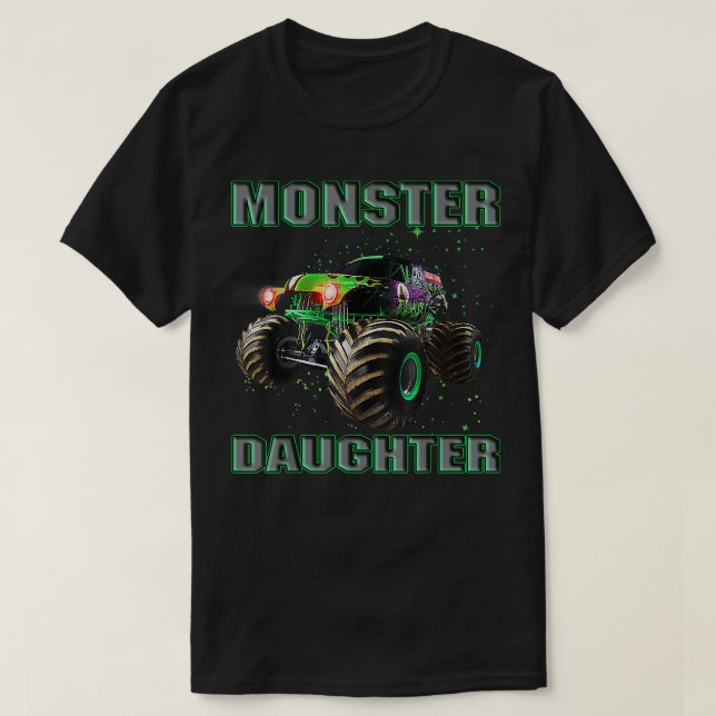 Monster Lastbil Dotter Monster Lastbil är min Sylt T Shirt (Design framsida)
