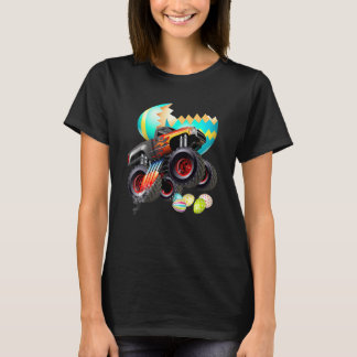 Monster Lastbil Eggs Påskägg Hunting Boys Kids T Shirt