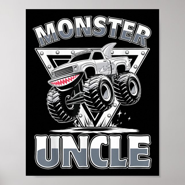 Monster Lastbil, farbror Fars dag, Monster Lastbil Poster (Framsidan)