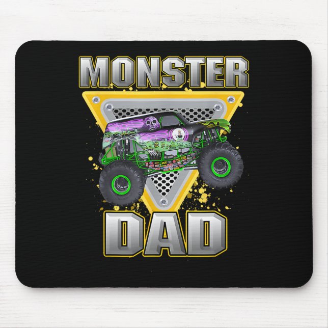 Monster Lastbil Fars dag Monster Lastbil är min Musmatta (Framsidan)