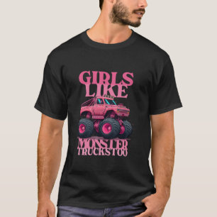 Monster Lastbil flickor som Monster Lastbil till R T Shirt